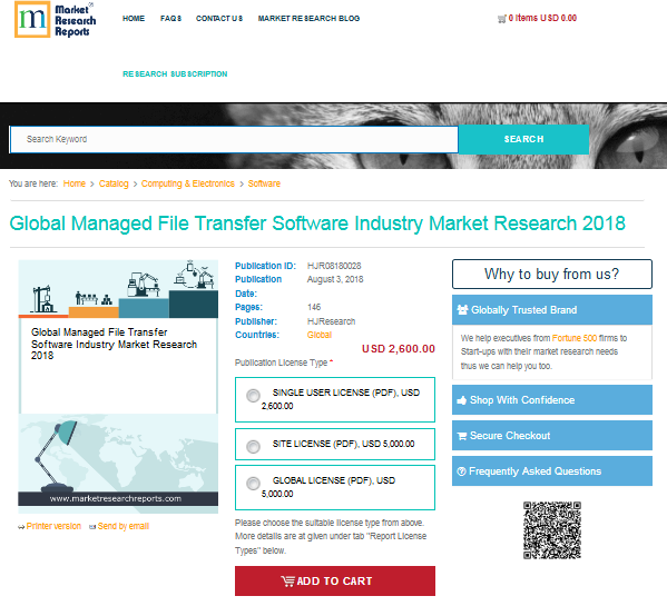 Global Managed File Transfer Software Industry Market Resear