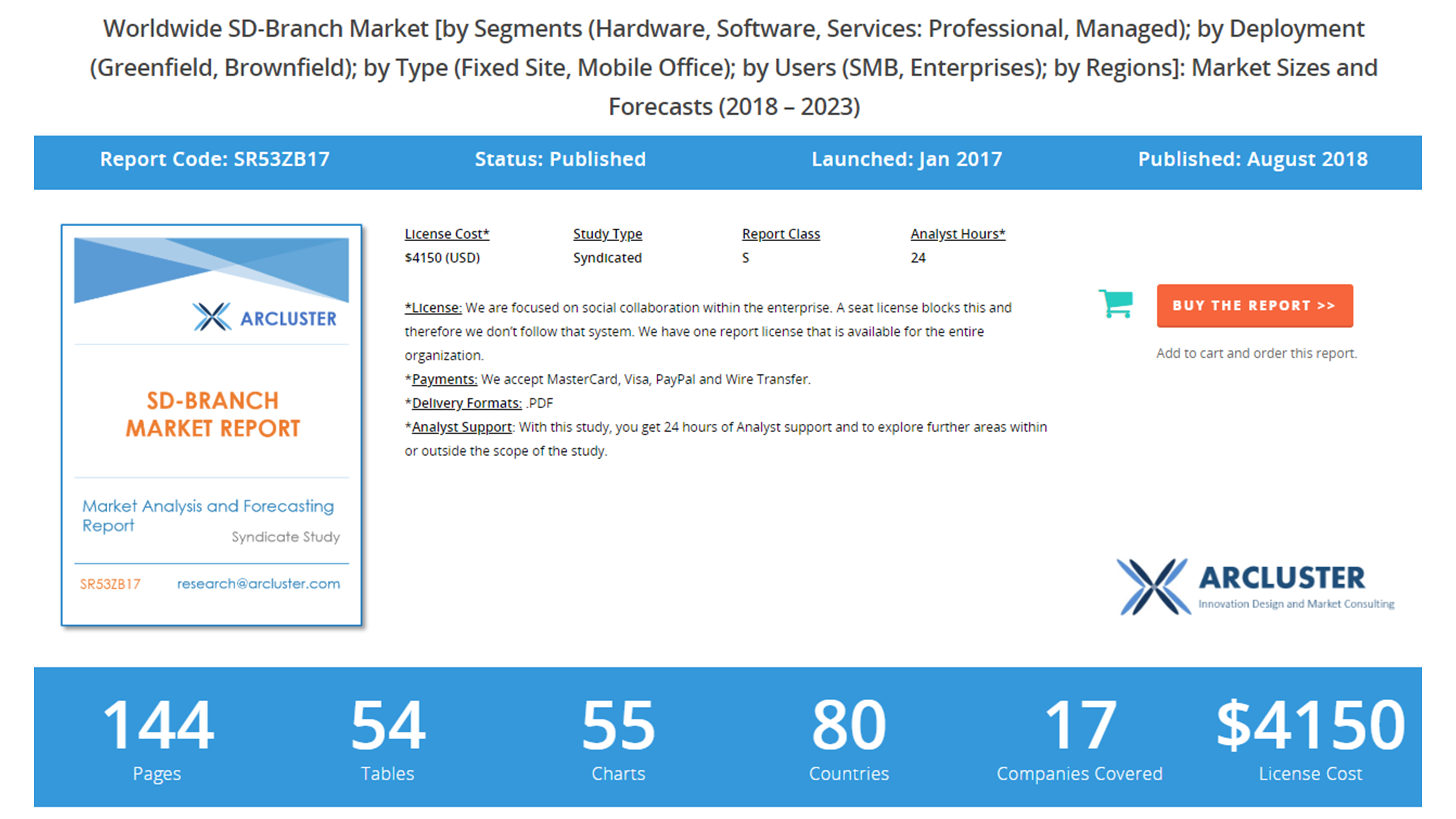 Arcluster SD-Branch Market Report Cover