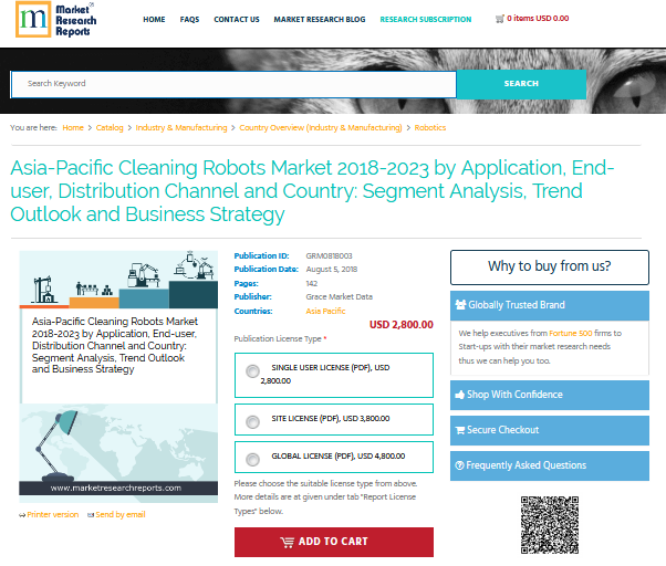 Asia-Pacific Cleaning Robots Market 2018-2023