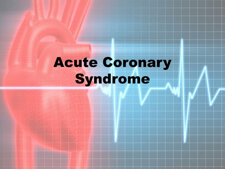 Acute Coronary Syndrome Market Research Report - Forecast to'