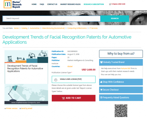 Development Trends of Facial Recognition Patents'