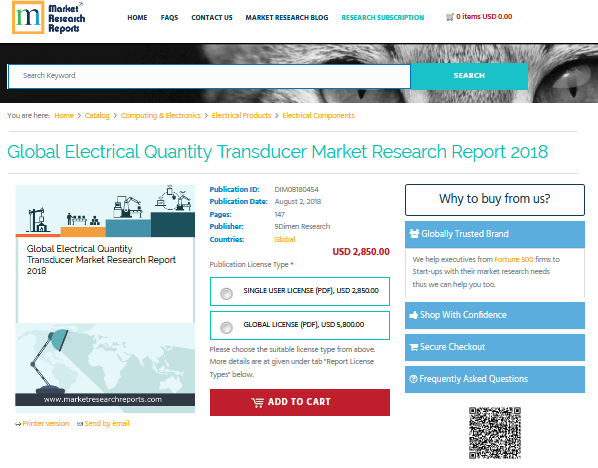 Global Electrical Quantity Transducer Market Research Report'