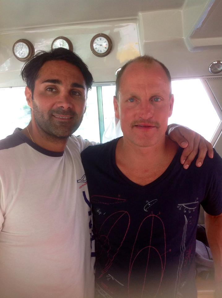 Woody Harrelson host of Sorrentino in Positano