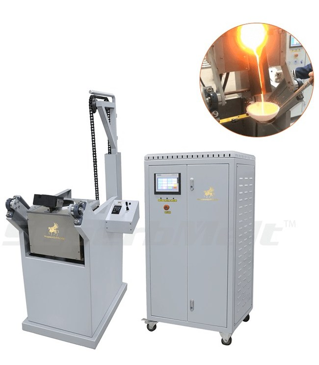 chain tilting metal melting furnace'