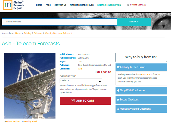 Asia - Telecom Forecasts'