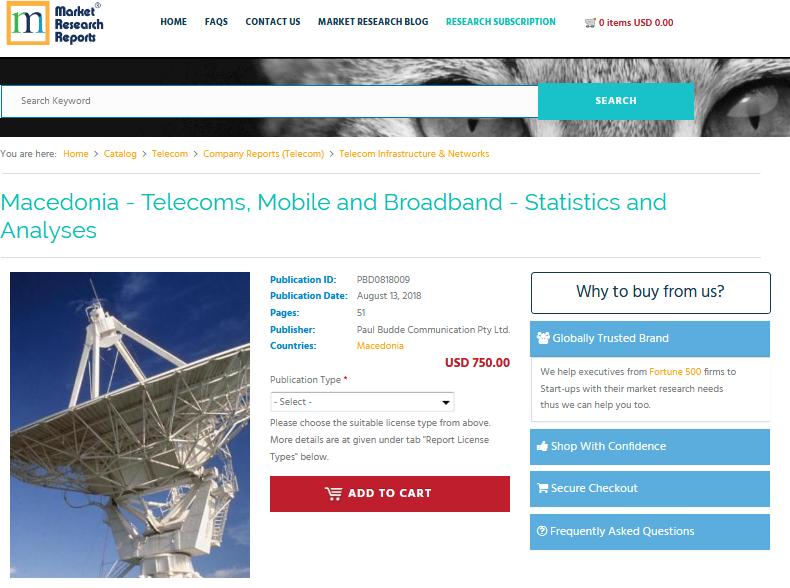 Macedonia - Telecoms, Mobile and Broadband - Statistics'