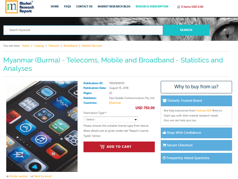 Myanmar (Burma) - Telecoms, Mobile and Broadband