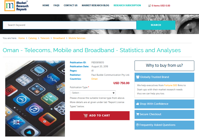 Oman - Telecoms, Mobile and Broadband - Statistics'