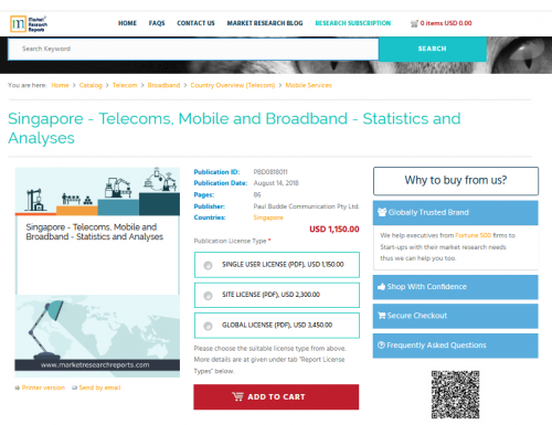 Singapore - Telecoms, Mobile and Broadband - Statistics'