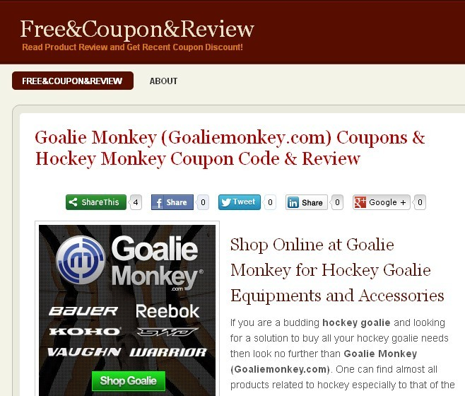 Goalie Monkey Review'