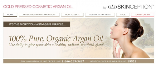 Skinception Argan Oil review'