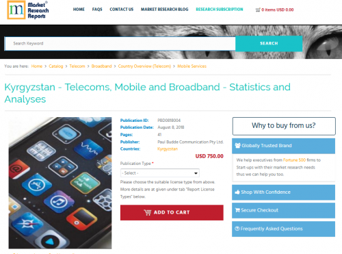 Kyrgyzstan - Telecoms, Mobile and Broadband - Statistics'