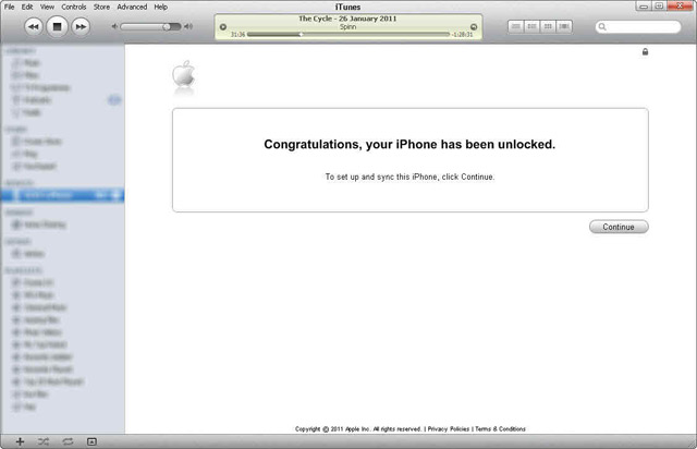 unlock iPhone 4,5