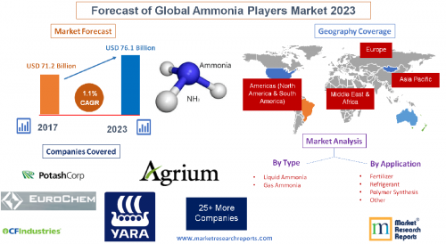 Forecast of Global Ammonia Players Market 2023'