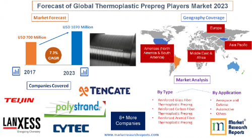 Forecast of Global Thermoplastic Prepreg Players Market 2023'