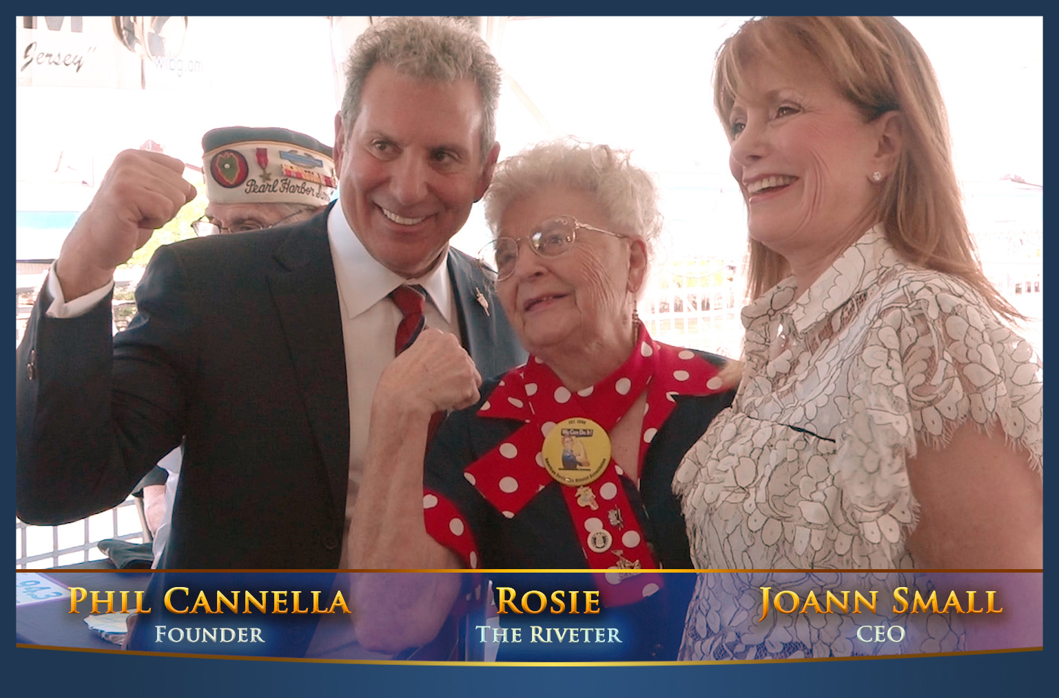 Phil Cannella &amp; Joann Small Support Rosie