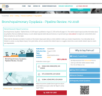 Bronchopulmonary Dysplasia - Pipeline Review, H2 2018