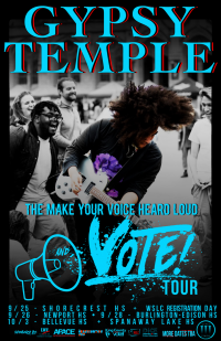 Let your voice be heard loud Tour poster