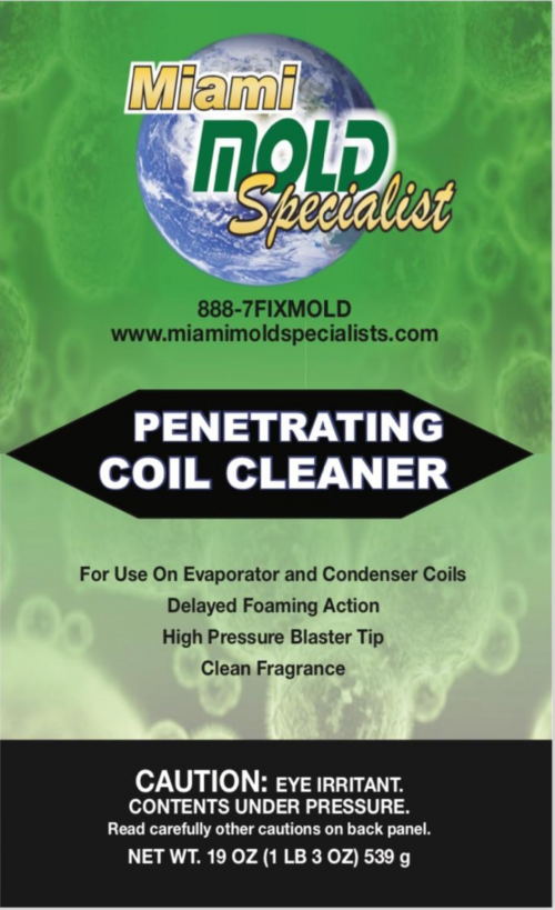 HVAC coil cleaner Miami Mold Specialist'