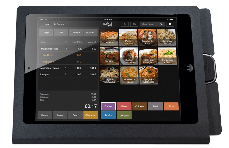 Optimizing counter service and tableside ordering Rezku POS