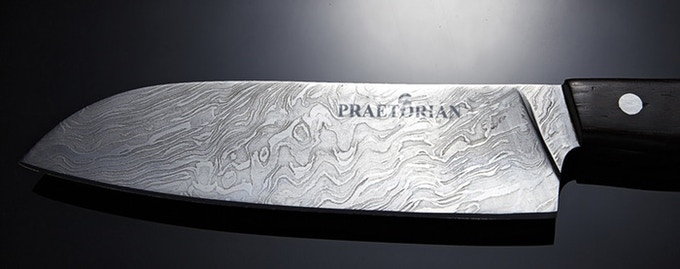 Twist damascus steel pattern'