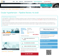 Ocular Hypertension - Pipeline Review, H2 2018