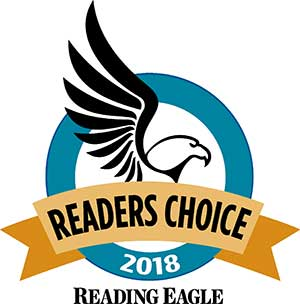 Reading Eagle 2018 Readers Choice Award'