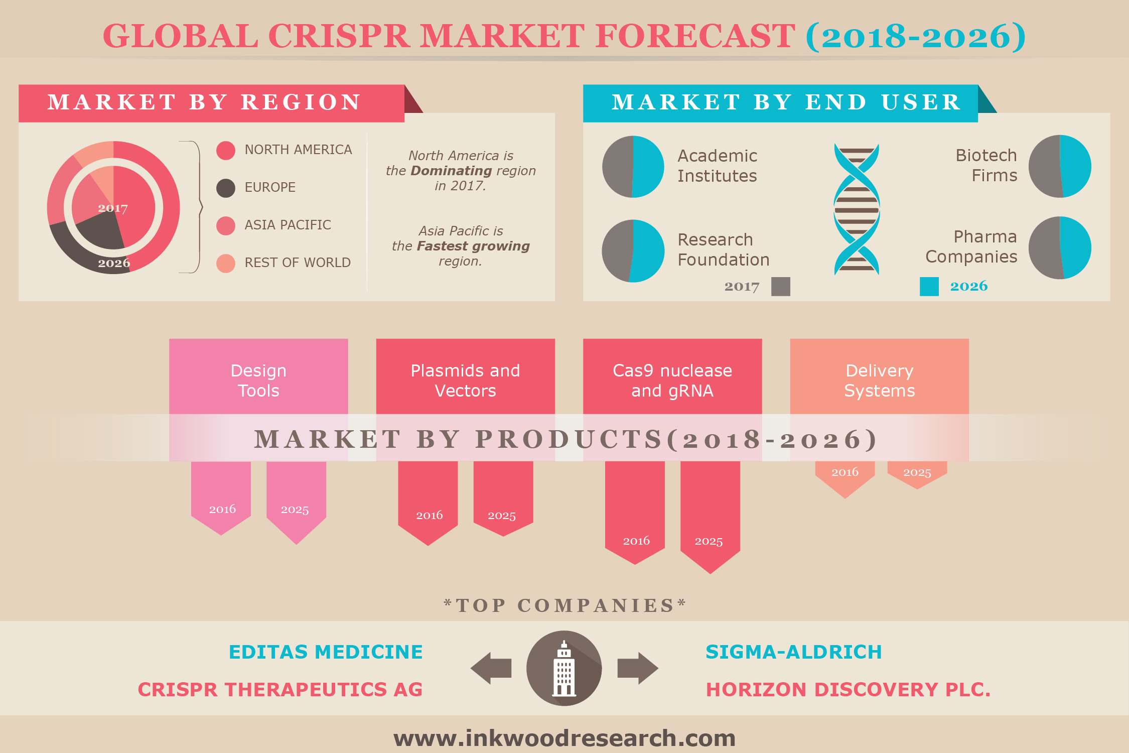 Global CRISPR Market to Grow at 36.53% of CAGR by 2026