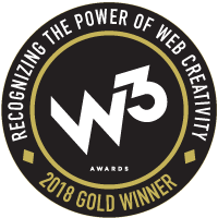 2018 Gold W3 Award for Best Political Website