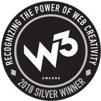 2018 Silver W3 Award for the Best Student Website'