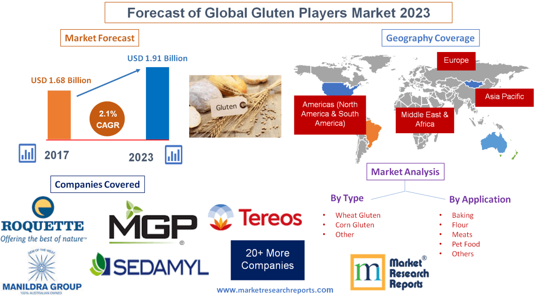 Forecast of Global Gluten Players Market 2023