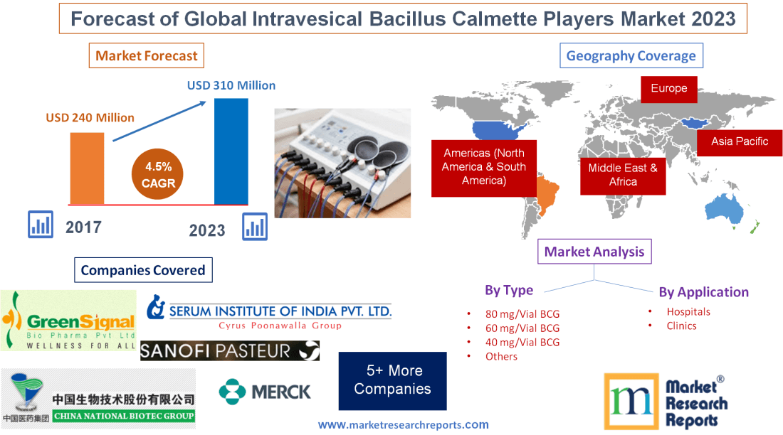 Forecast of Global Intravesical Bacillus Calmette Players'