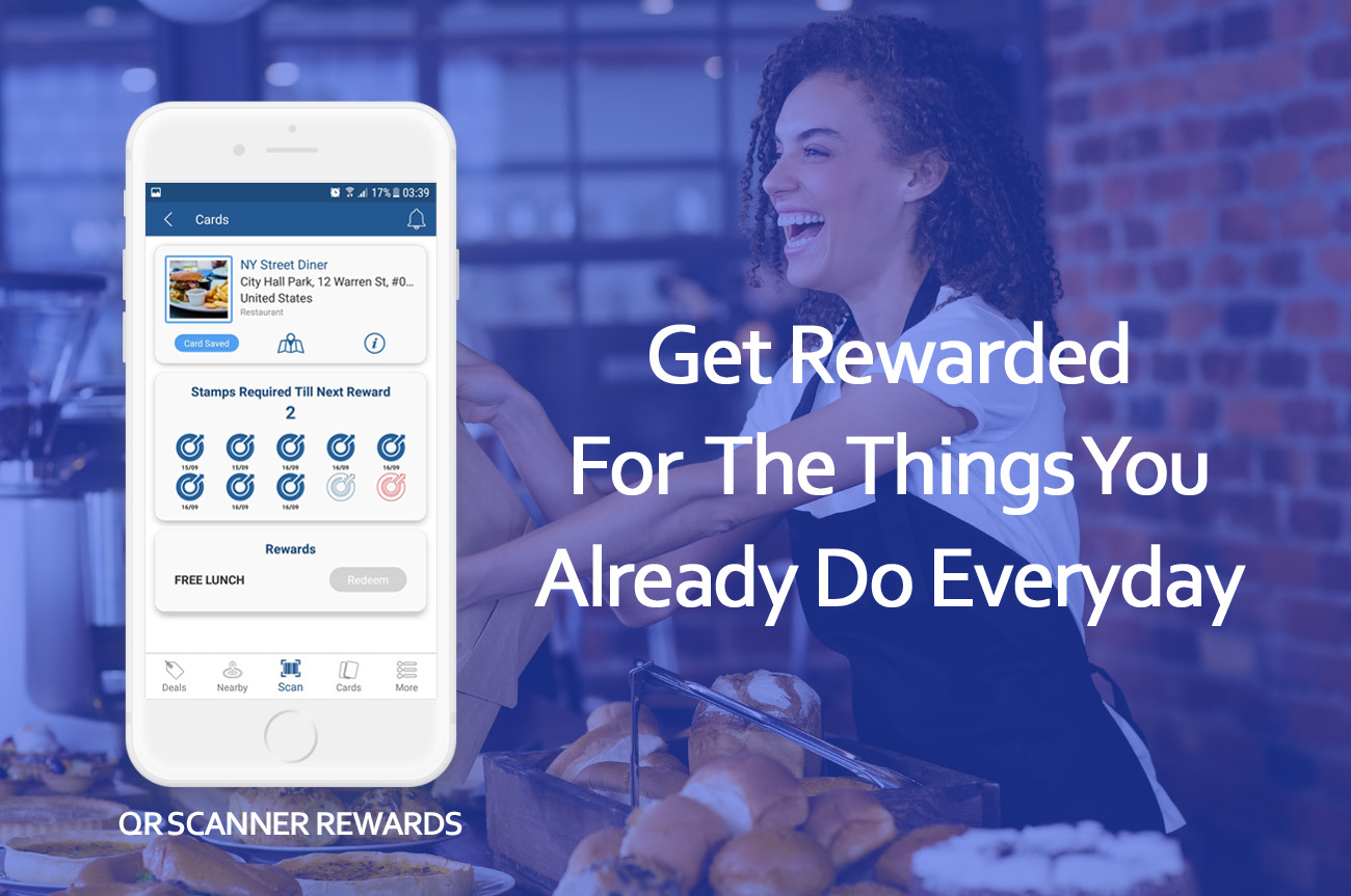 QR SCANNER REWARDS APP'