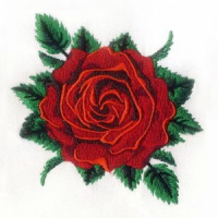 Rose Embroidery Logo