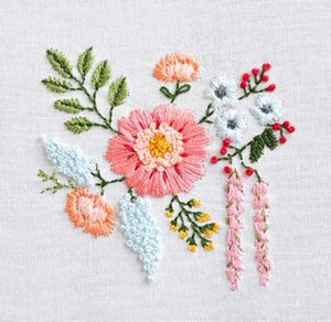 Embroidery Flowers Logo
