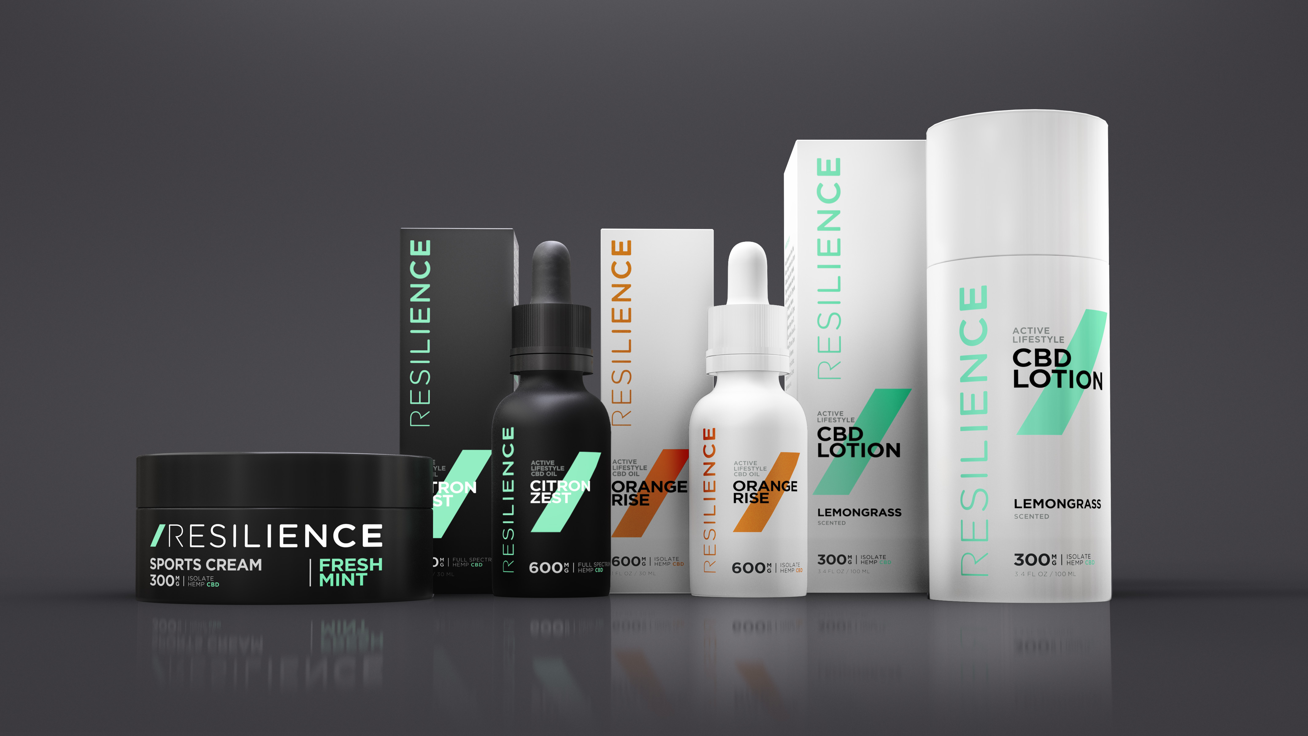 Resilience Premium Line of CBD Oils &amp; Topicals'