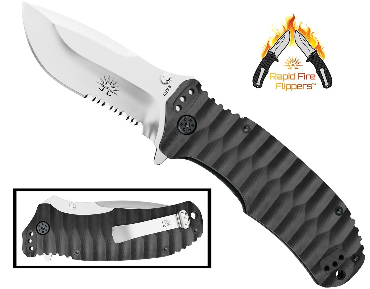 Rapid Fire Assisted Flipper Knife'