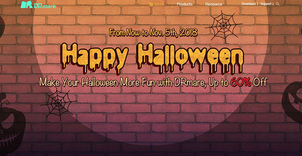 DRmare Halloween Sales Promotion'