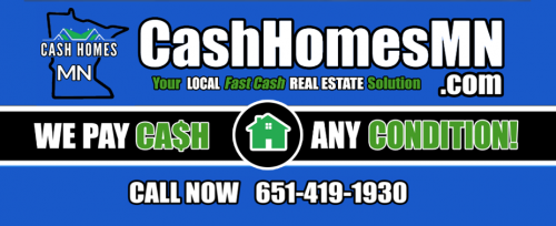 Company Facebook Logo Banner For Cash Homes MN'