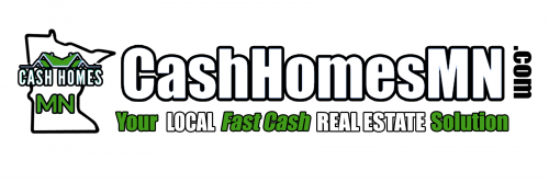 Company Website Banner For Cash Homes MN'