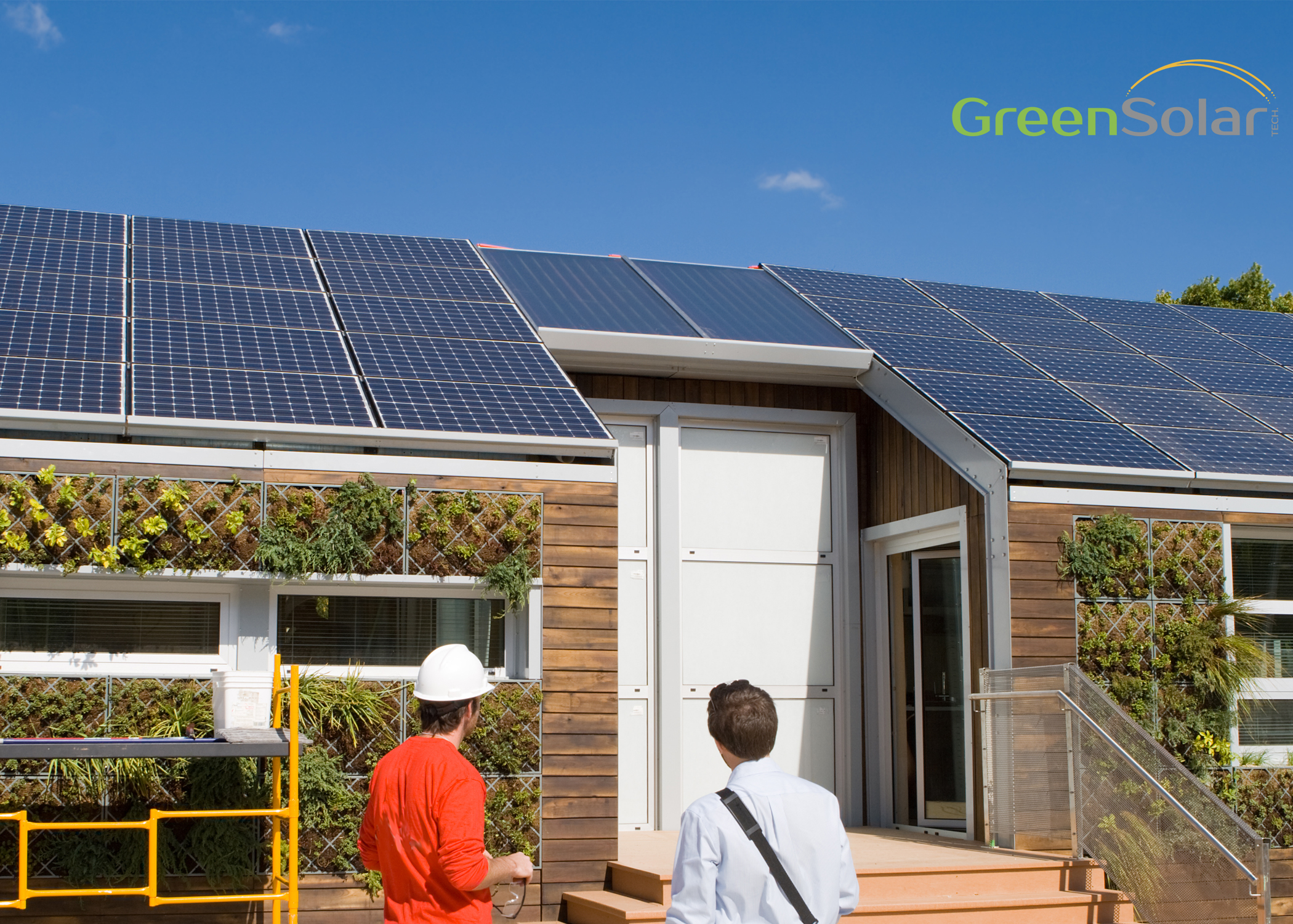 Solar panel installation on ADU