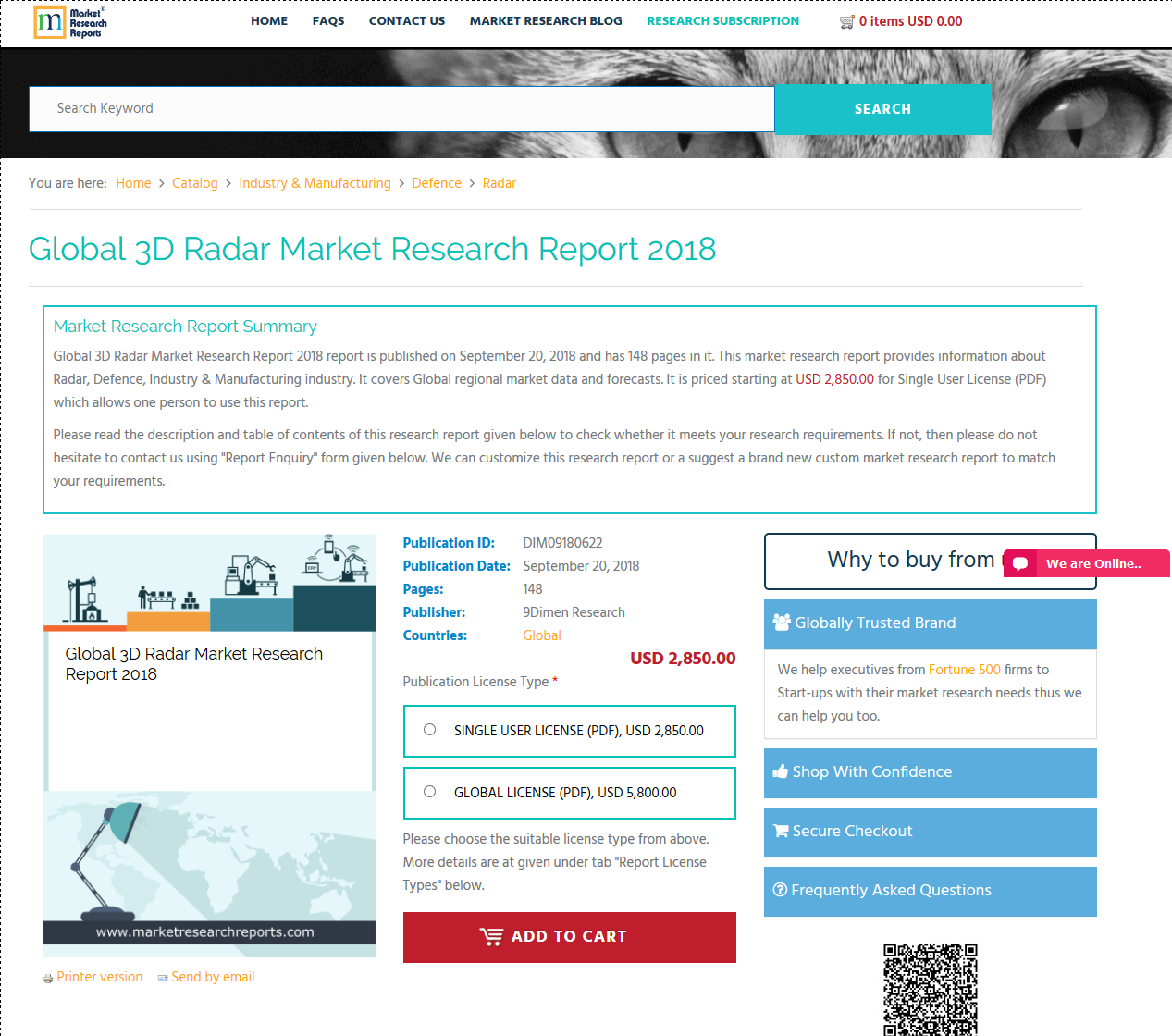 Global 3D Radar Market Research Report 2018'