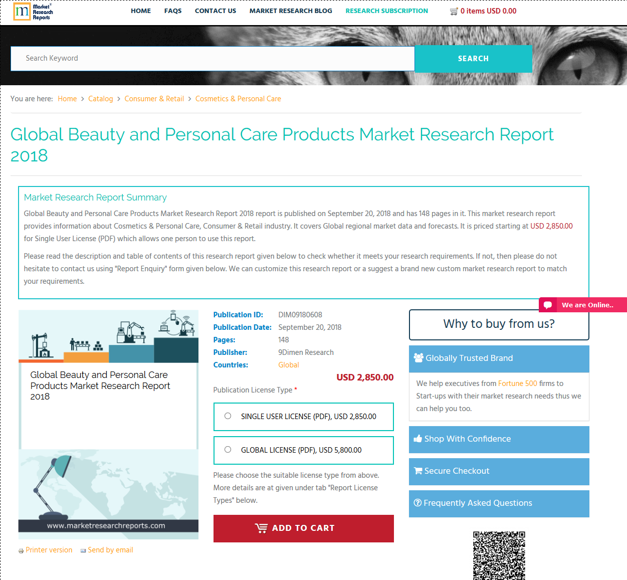 Global Beauty and Personal Care Products Market Research