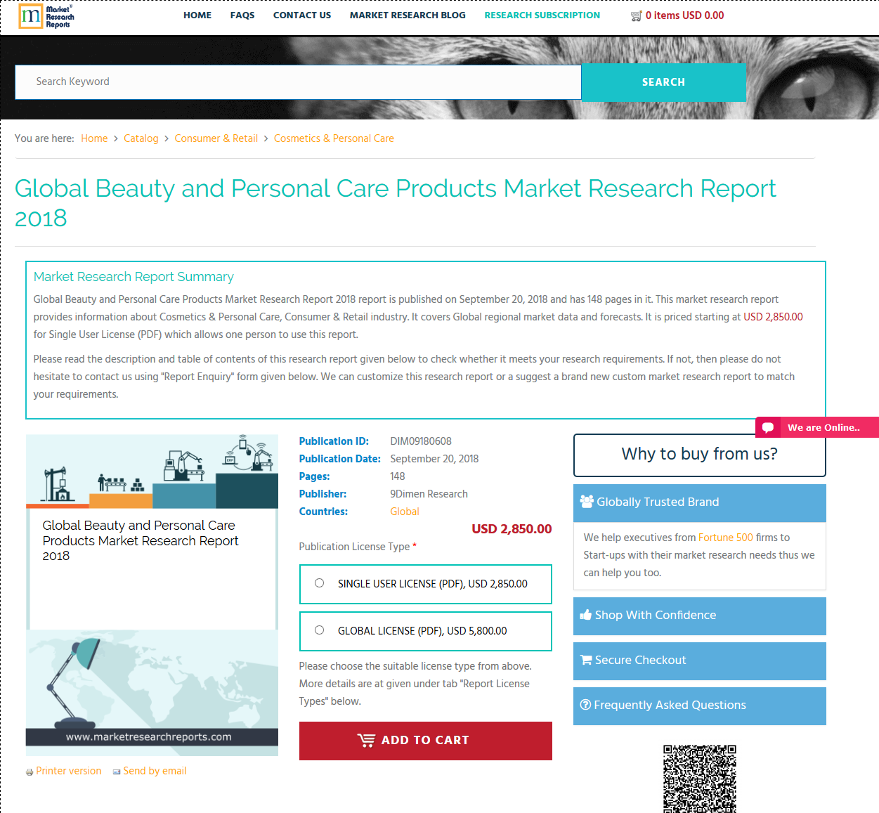 Global Beauty and Personal Care Products Market Research'