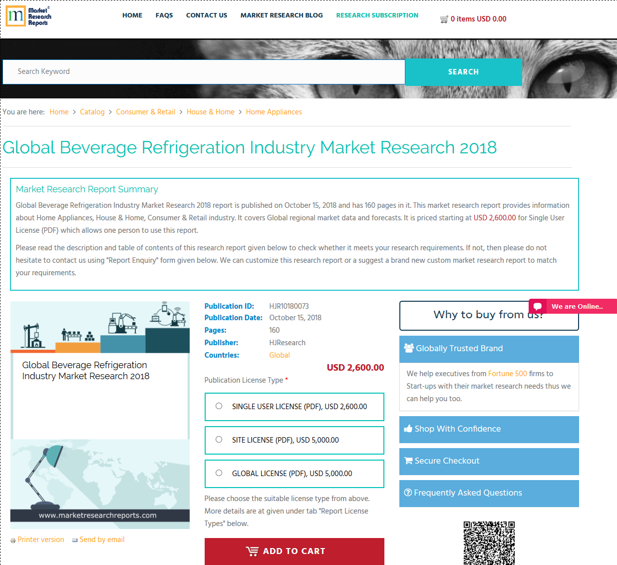 Global Beverage Refrigeration Industry Market Research 2018'