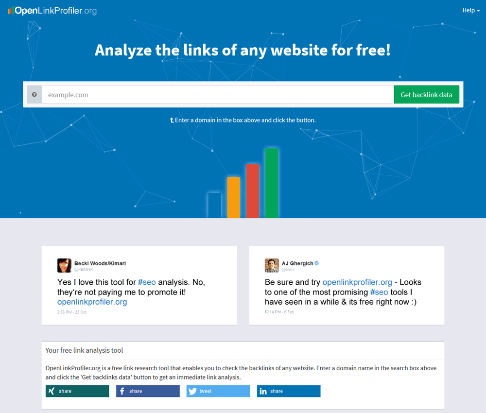 Free site explorer tool: OpenLinkProfiler.org'
