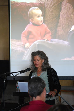 Deborah Harris presenting on Infant Mental Health'