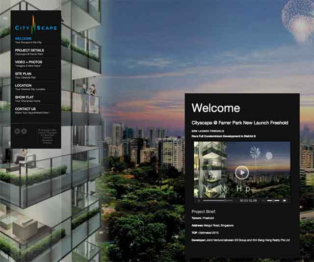 Cityscape at Farrer Park Website'