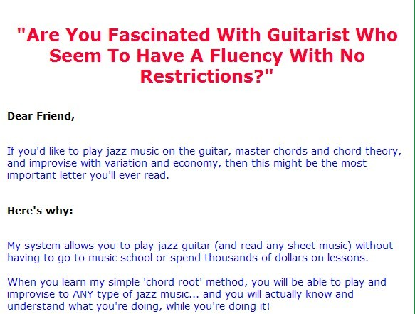 Jazz Guitar Chord System'