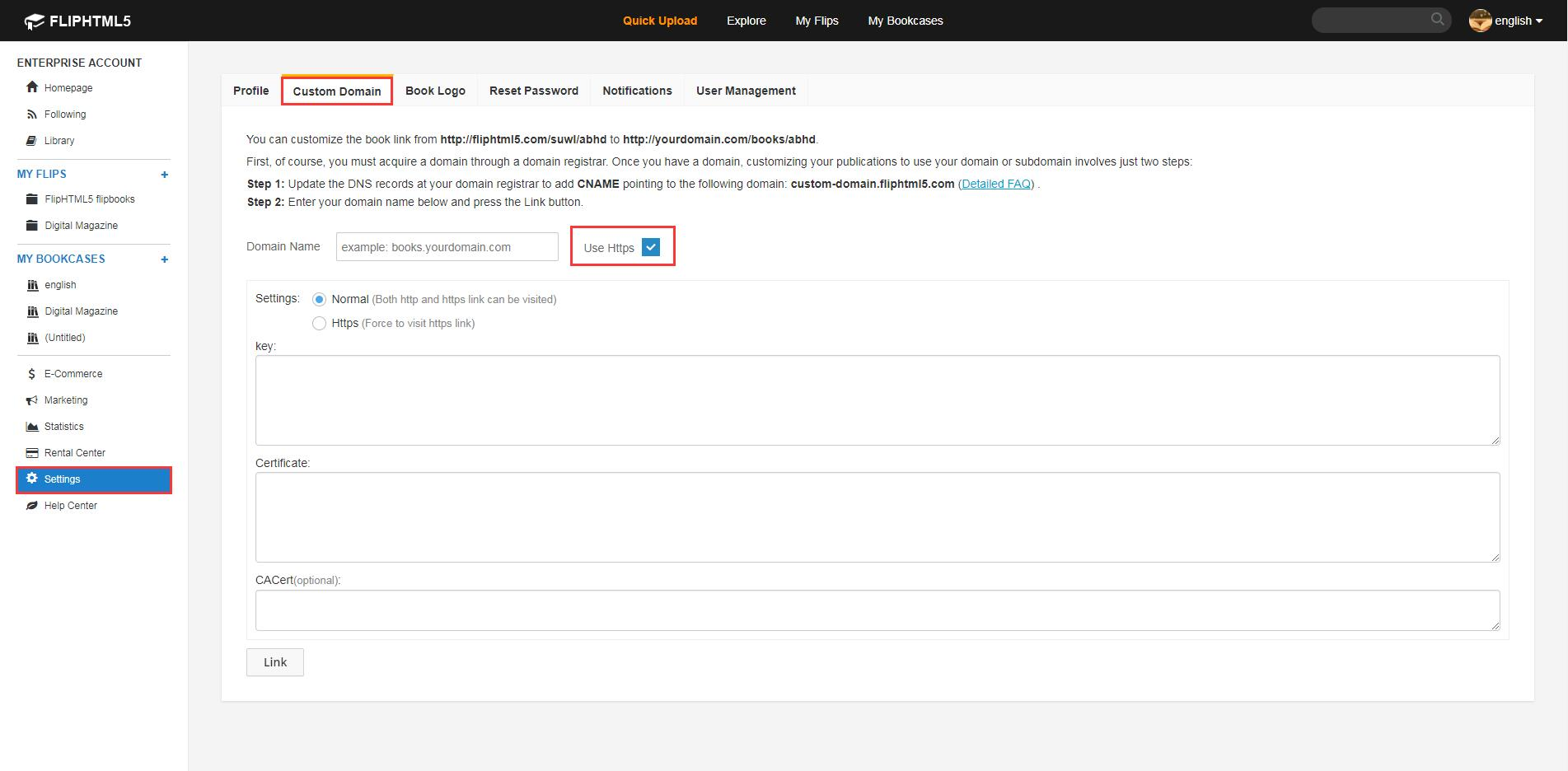 FlipHTML5 Now Enables HTTPS Support on Custom Domains